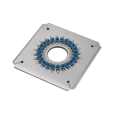 lif Parlatıcı için 24 Port SC UPC Konnektör Parlatma Armatürü Jig Isıl İşlem Görmüş