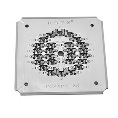 LC SC FC ST PC APC Fiber Optik Jig Parlatma Armatürü Kare Tutucu