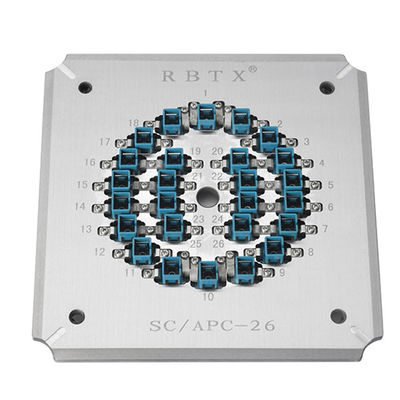 LC SC FC ST PC APC Fiber Optik Jig Parlatma Armatürü Kare Tutucu